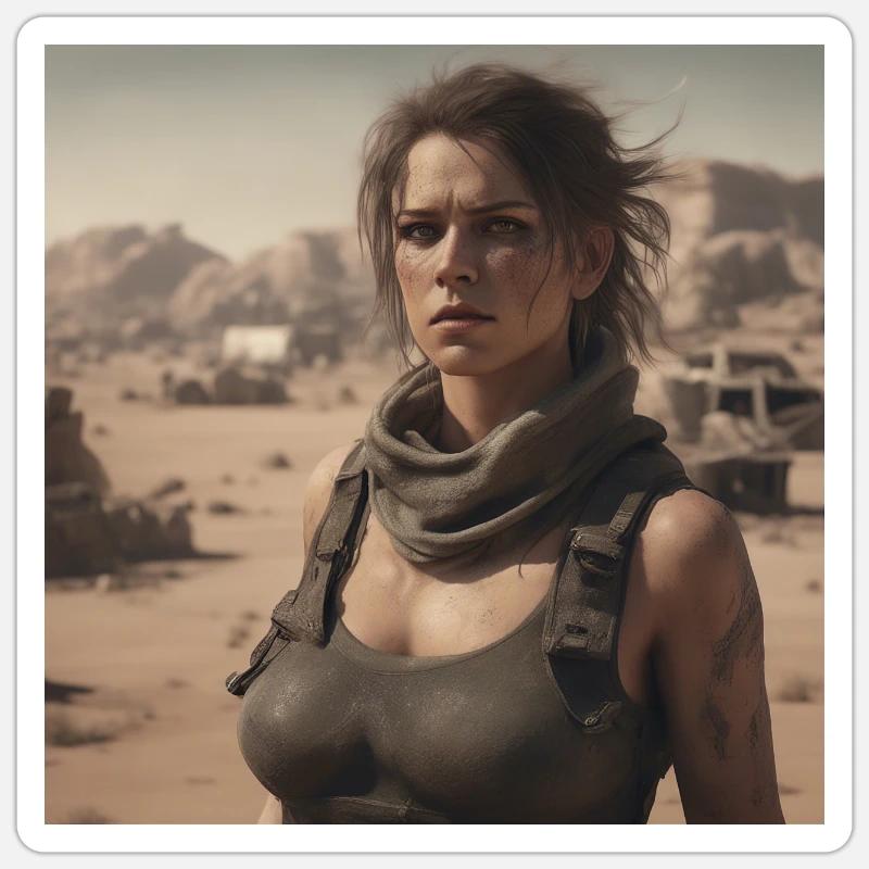 Post-apocalypse Sticker size S (10 x 10 cm)