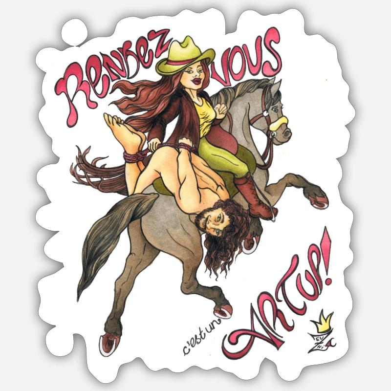 Sticker taille S (10 x 10 cm) - 