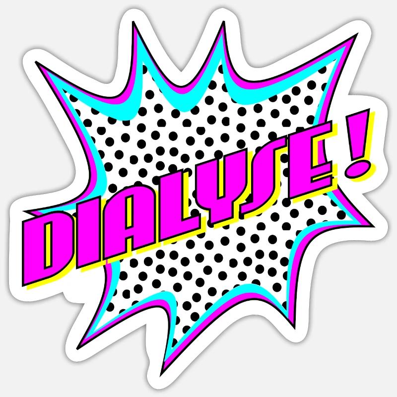Sticker Größe S (10 x 10 cm) - 