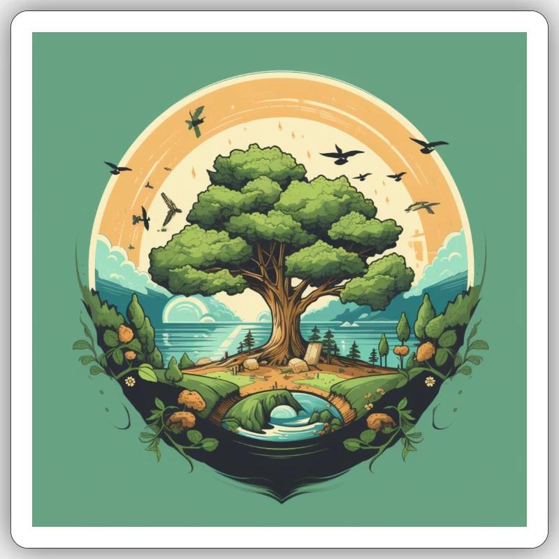 Sticker Größe S (10 x 10 cm) - 