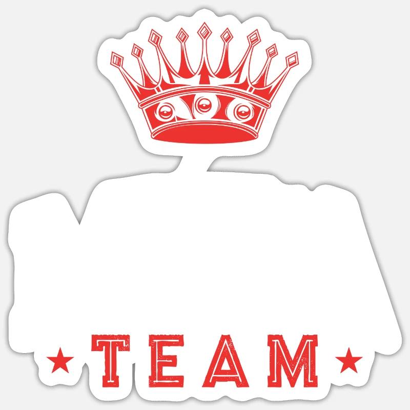 Mma Team - Sticker size S (10 x 10 cm) - white matte