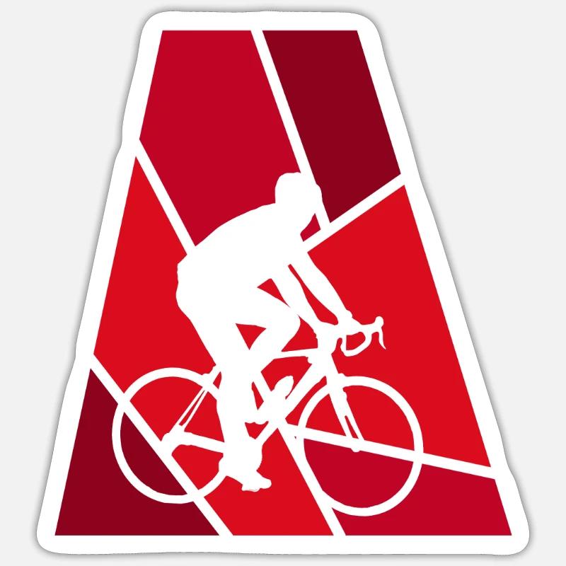 Cyclisme Itinéraire cyclable Cyclisme Sticker taille S (10 x 10 cm)