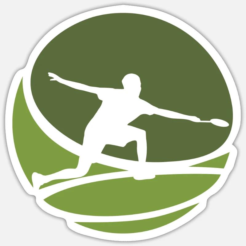 Badmintonschläger Badmintonschläger Sticker Größe S (10 x 10 cm)