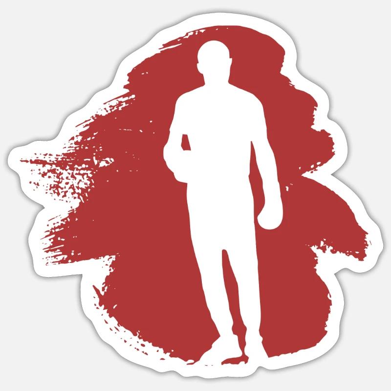 Boxe Boxe Uppercut Sticker taille S (10 x 10 cm)