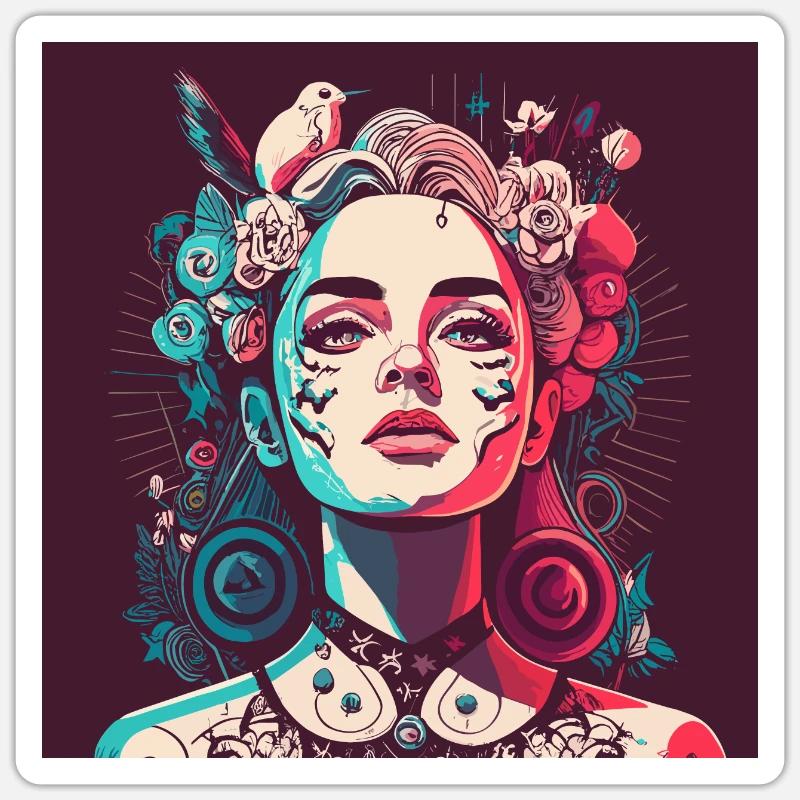 Sticker Größe S (10 x 10 cm) - 