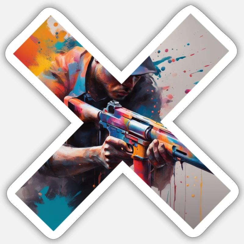 Sticker size S (10 x 10 cm) - 