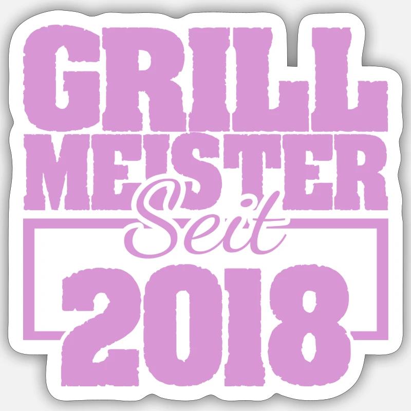 2018 Sticker Größe S (10 x 10 cm)