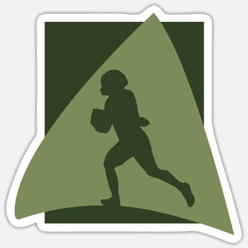 Quart-arrière de Gridiron Sticker taille S (10 x 10 cm)