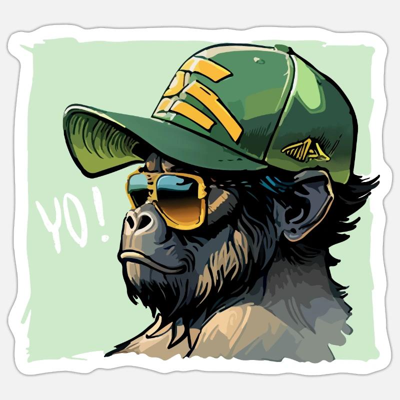 Sticker taille S (10 x 10 cm) - 