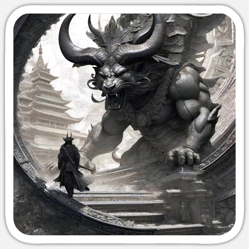 Sticker Größe S (10 x 10 cm) - 