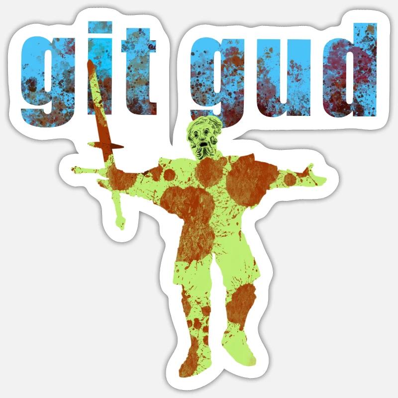 GitGud Sticker Größe S (10 x 10 cm)