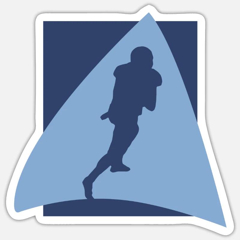 Quarterback Gridiron Sticker size S (10 x 10 cm)