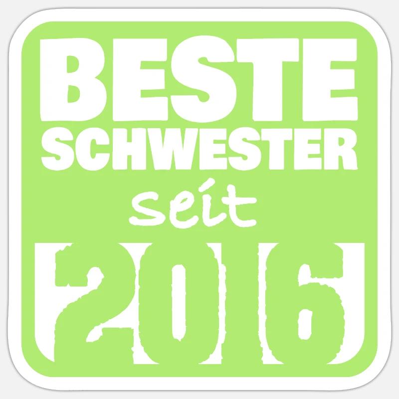 2016 Sticker Größe S (10 x 10 cm)