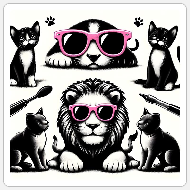 Sticker Größe S (10 x 10 cm) - 