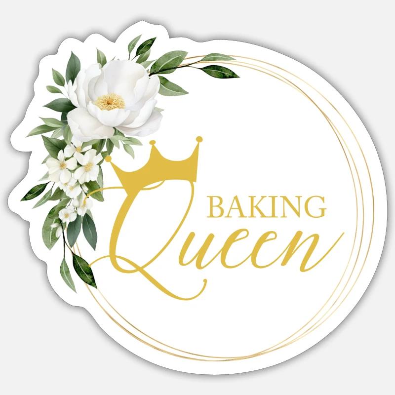 Baking Queen Customizable Sticker size S (10 x 10 cm)