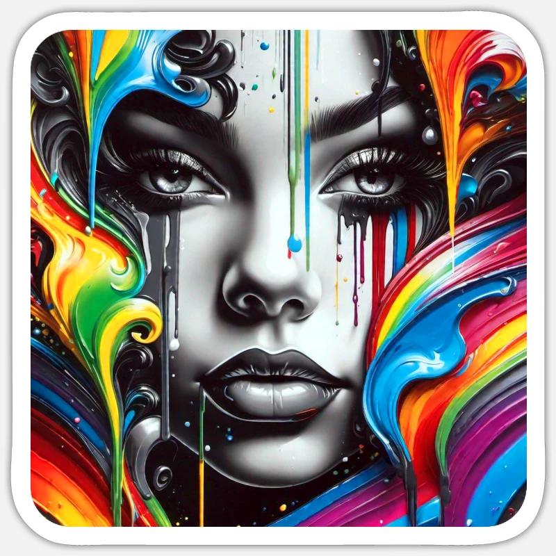 Sticker Größe S (10 x 10 cm) - 