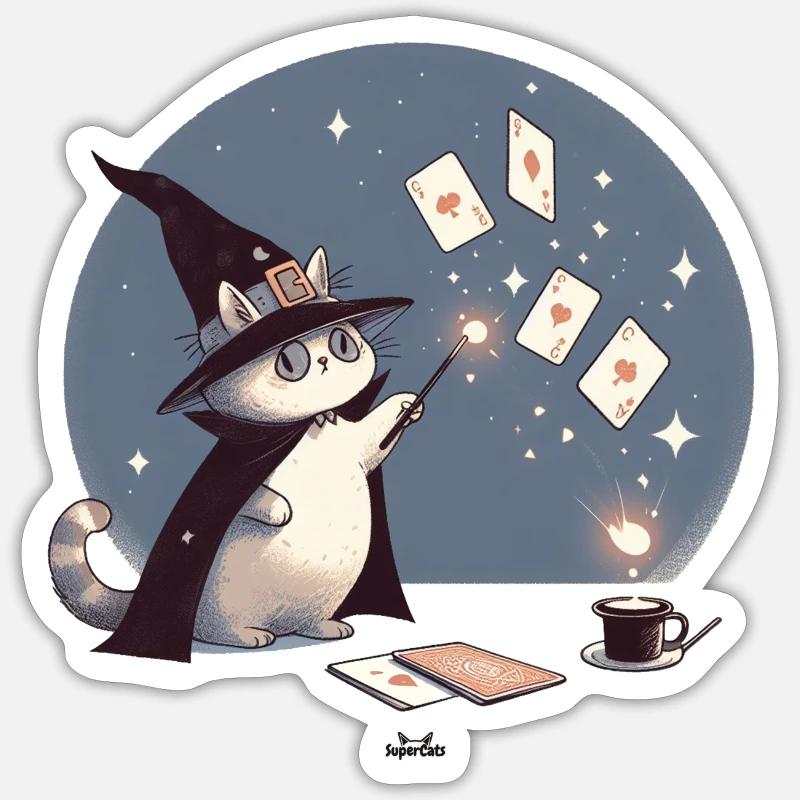 Chartomancer - Sticker Größe S (10 x 10 cm) - Mattweiß