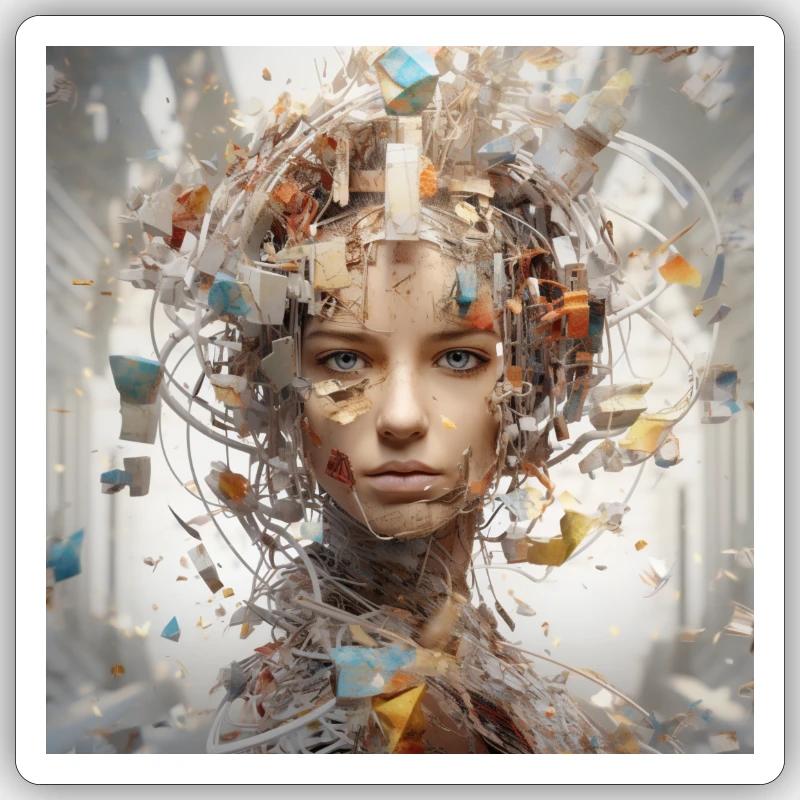 Freiheitsprotest Sticker Größe S (10 x 10 cm)