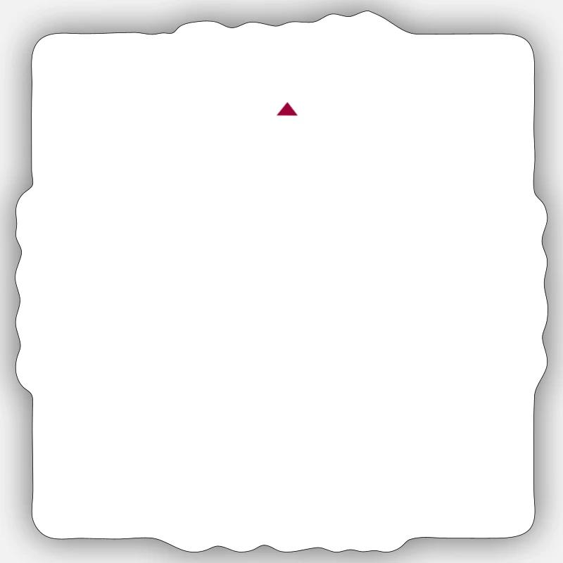 L’horizon - Sticker taille S (10 x 10 cm) - blanc mat