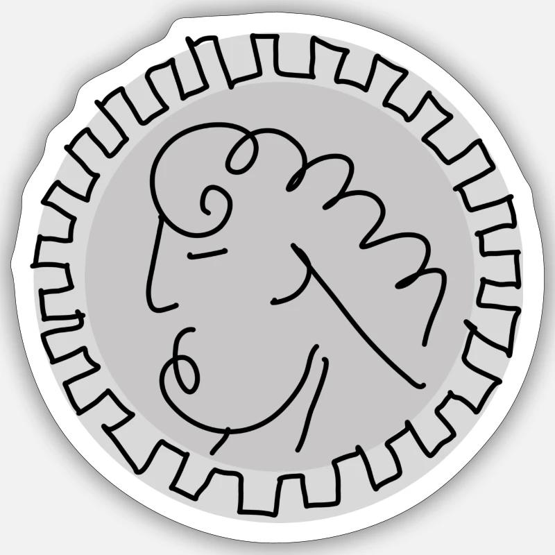 Sticker taille S (10 x 10 cm) -