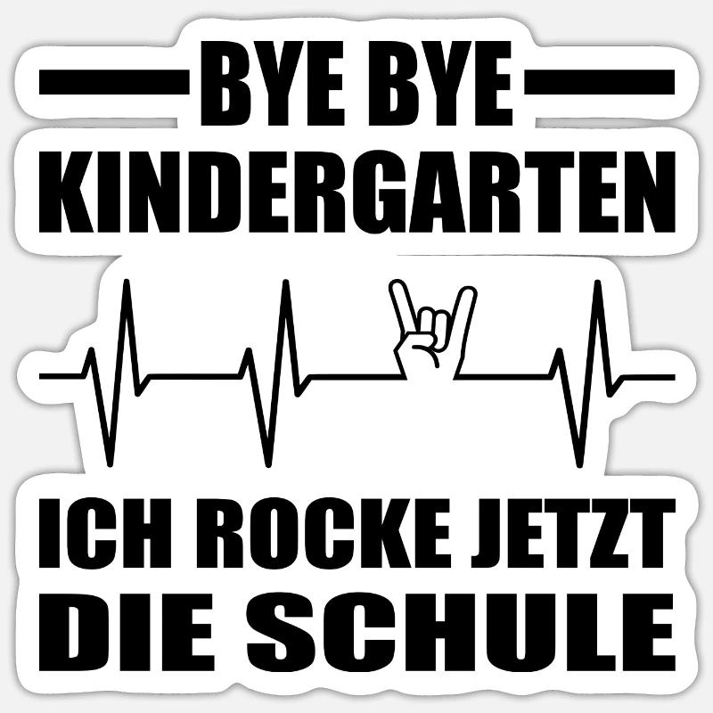 Einschulung Sticker Größe S (10 x 10 cm)