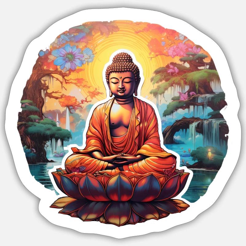 InnerPeaceWear - Sticker size S (10 x 10 cm) - white matte