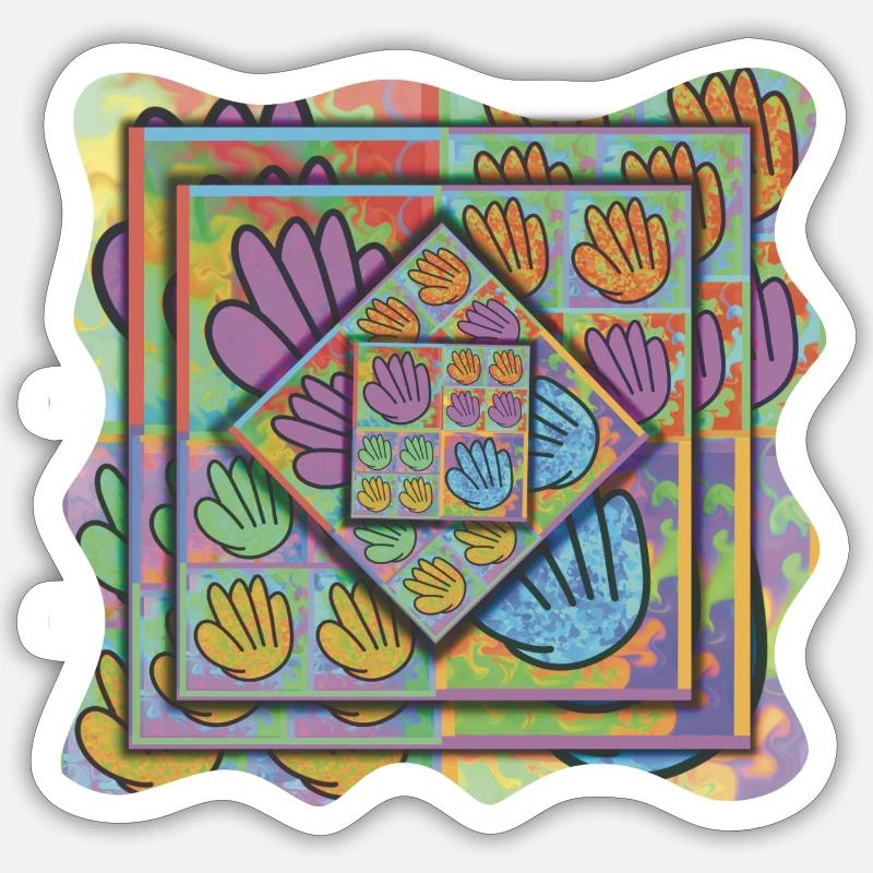 Sticker Größe S (10 x 10 cm) - 