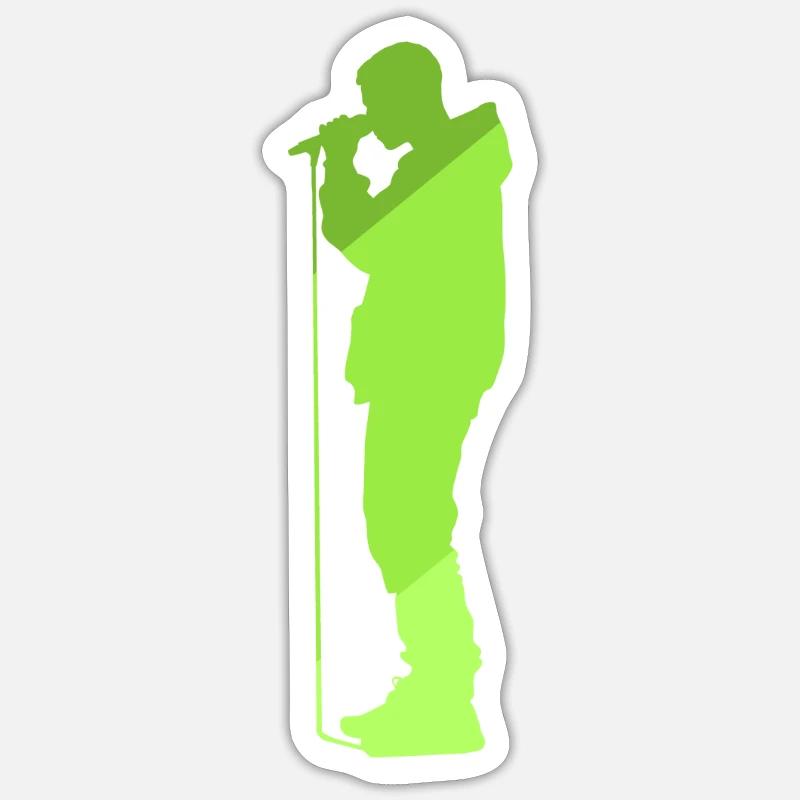 Beatboxing Beatboxer Beatbox - Sticker taille S (10 x 10 cm) - blanc mat