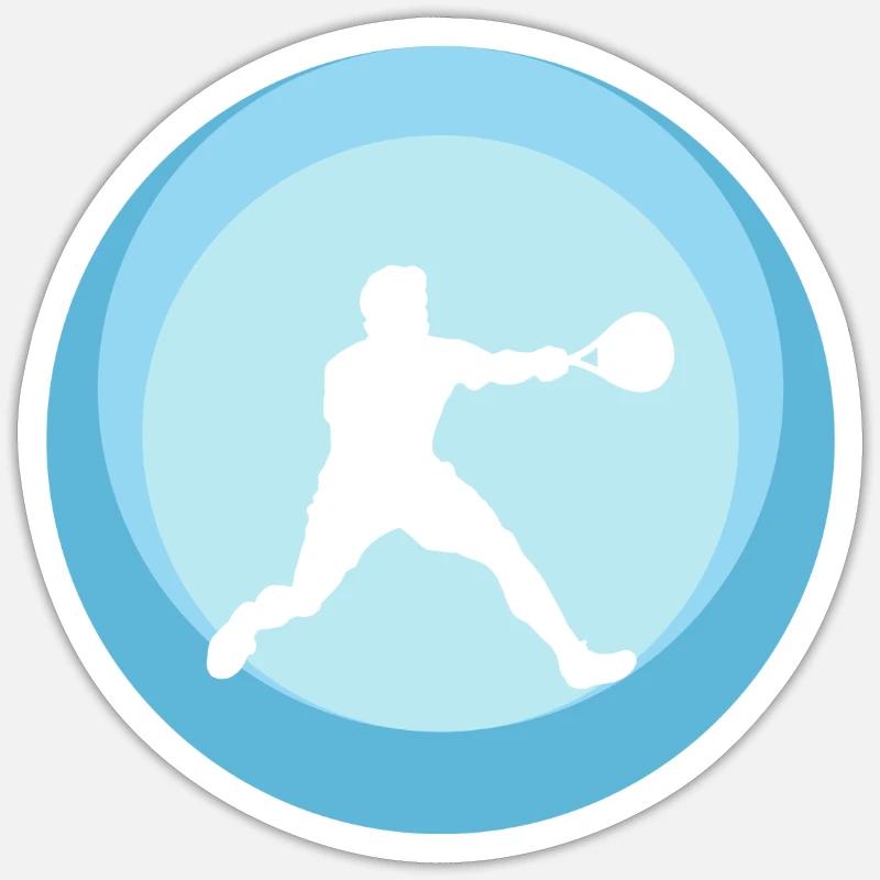 Squash Rackets Squash Rackets Squash - Sticker size S (10 x 10 cm) - white matte