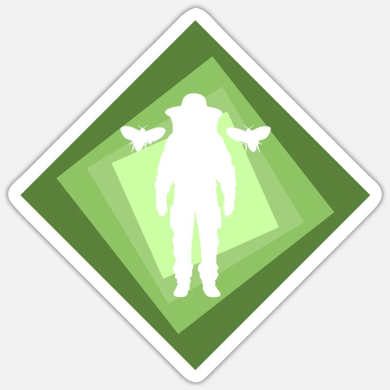 Sticker Größe S (10 x 10 cm) - 