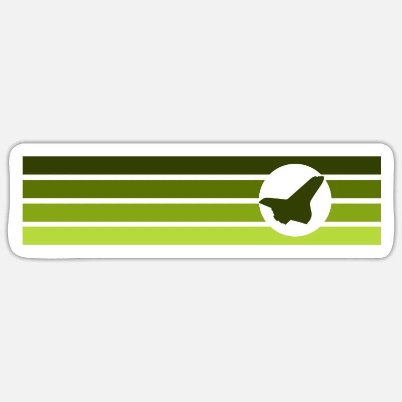 Aérospatiale Aviation Vol - Sticker taille S (10 x 10 cm) - blanc mat