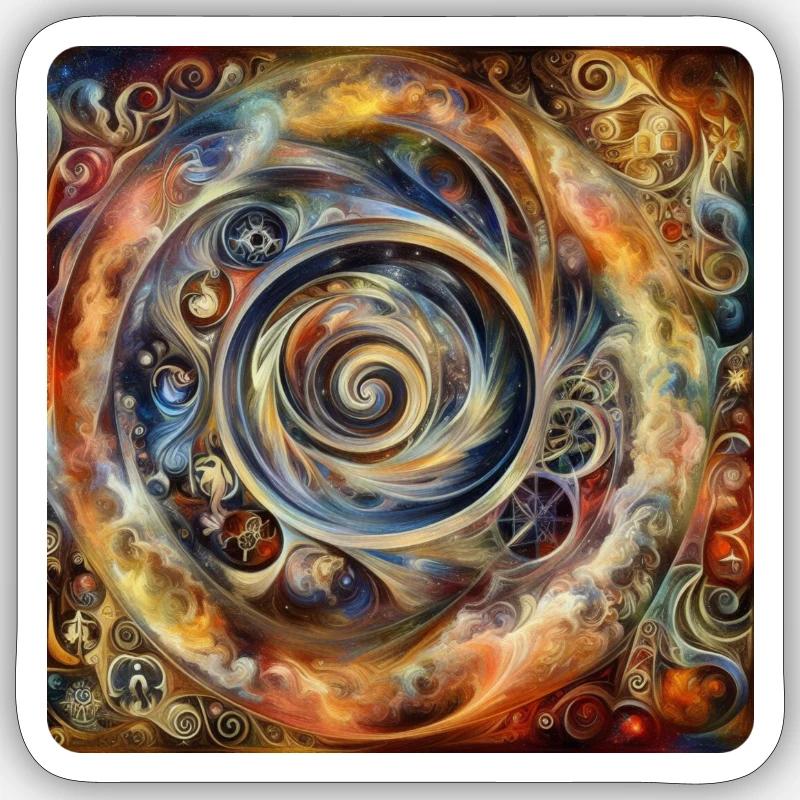Image 9 - Sticker taille S (10 x 10 cm) - blanc mat
