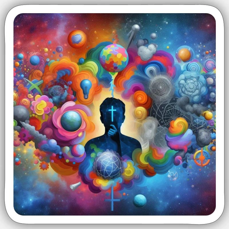 Sticker taille S (10 x 10 cm) - 