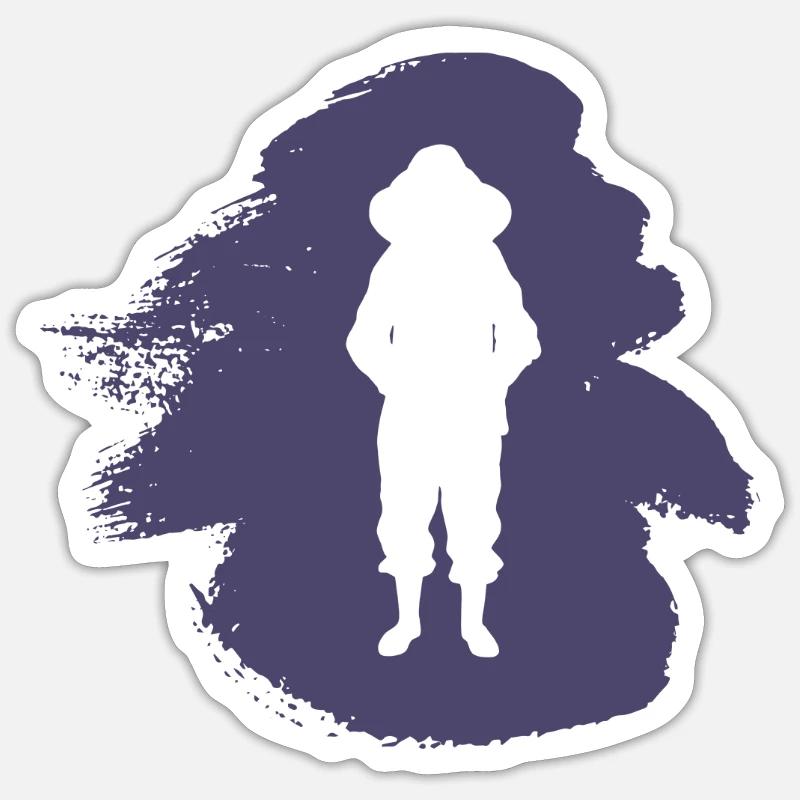 Beekeeping Beekeeping Beekeeping - Sticker Größe S (10 x 10 cm) - Mattweiß