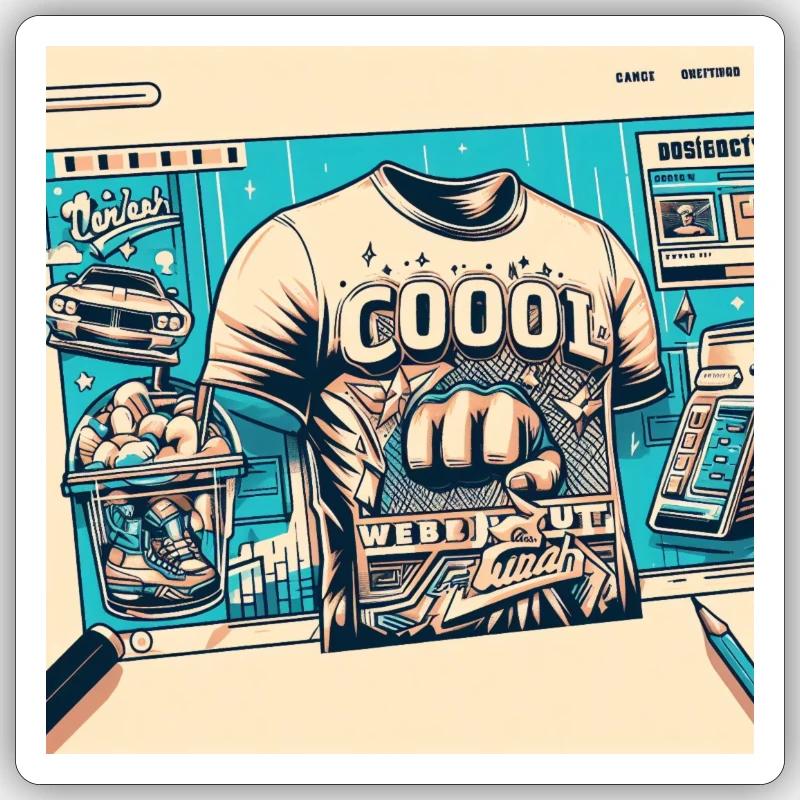 Sticker taille S (10 x 10 cm) - 