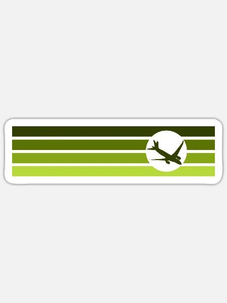 Aerospace Engineering Flugzeug Aerospace - Sticker Größe S (10 x 10 cm) - Mattweiß