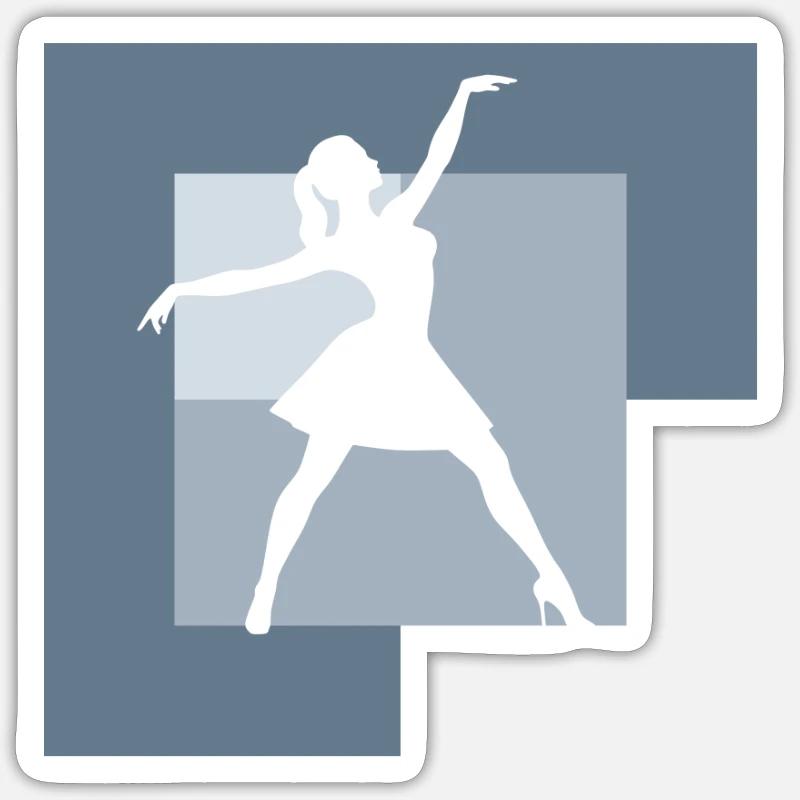 Ballet Opera Ballet Dancer Sticker size S (10 x 10 cm)