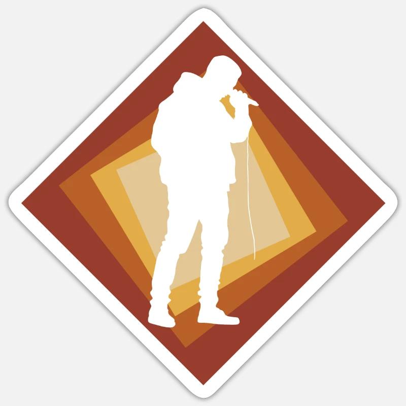 Sticker Größe S (10 x 10 cm) - 