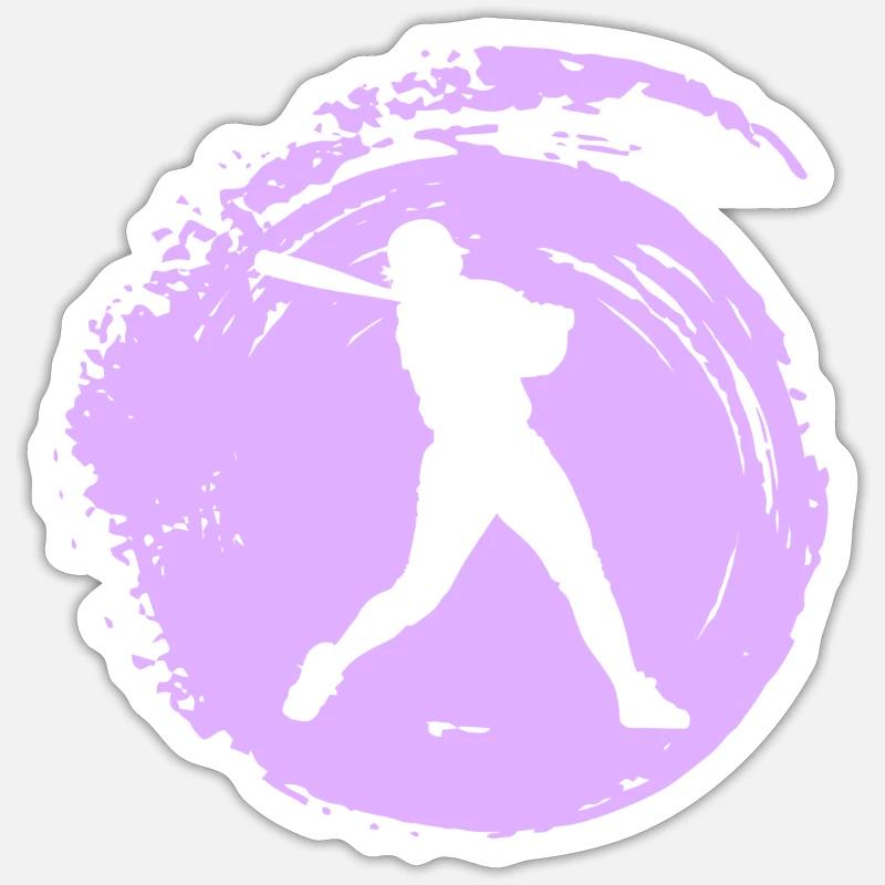 Lanceur de baseball Lanceur Sticker taille S (10 x 10 cm)