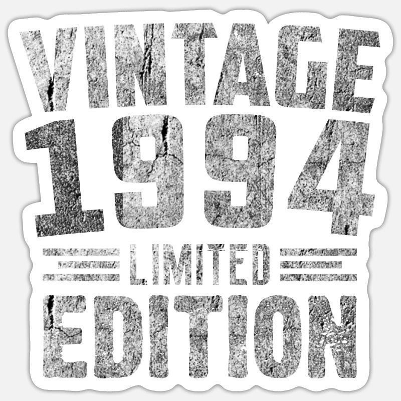 Millésime 1994 Édition Limitée - Sticker taille S (10 x 10 cm) - blanc mat