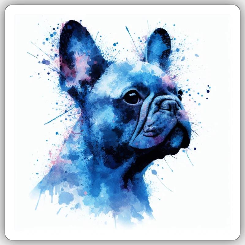 Amour d’intimidation - Sticker taille S (10 x 10 cm) - blanc mat
