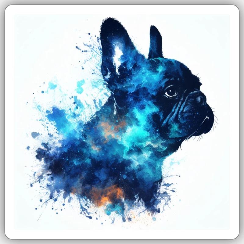 Amour d’intimidation - Sticker taille S (10 x 10 cm) - blanc mat