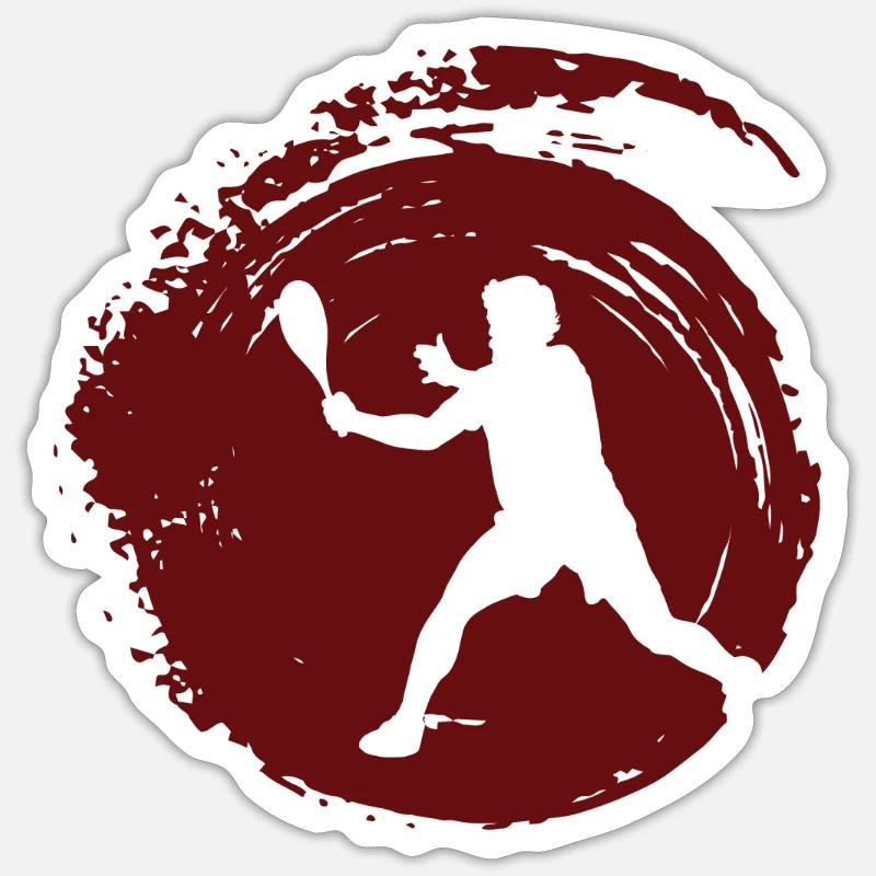 Squash Player Squash Player Racket Sticker size S (10 x 10 cm)