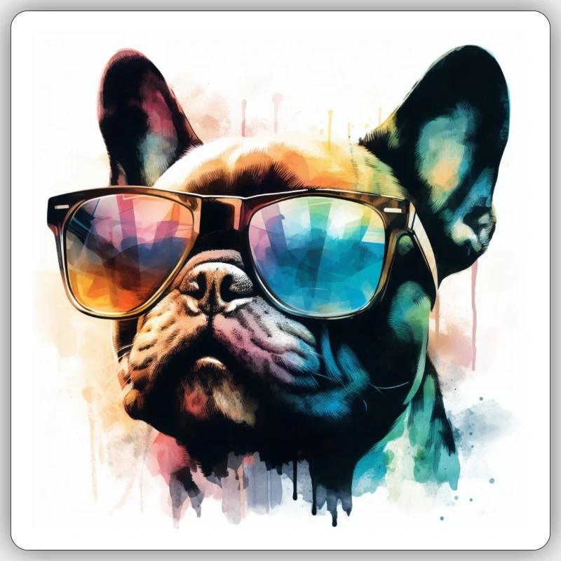 Cool Bully - Sticker formato S (10 x 10 cm) - bianco opaco