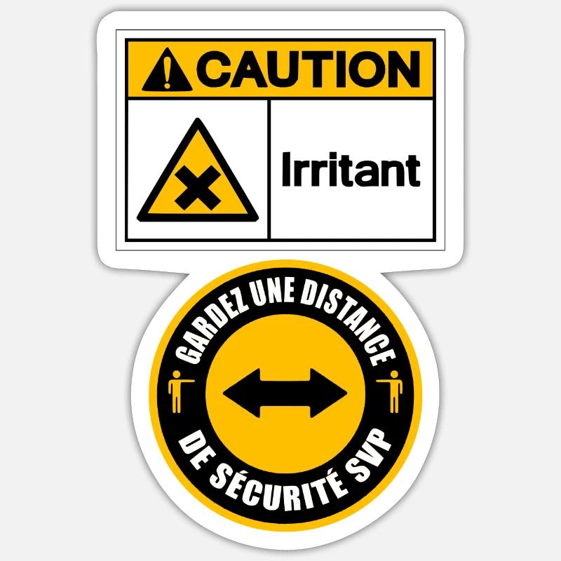 Irritating Sticker size S (10 x 10 cm)