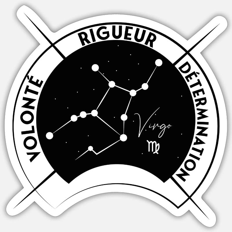 design vierge - Sticker taille S (10 x 10 cm) - blanc mat