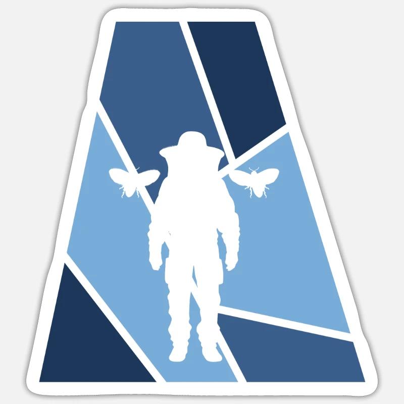 Beekeeper Beekeeper Bees - Sticker size S (10 x 10 cm) - white matte