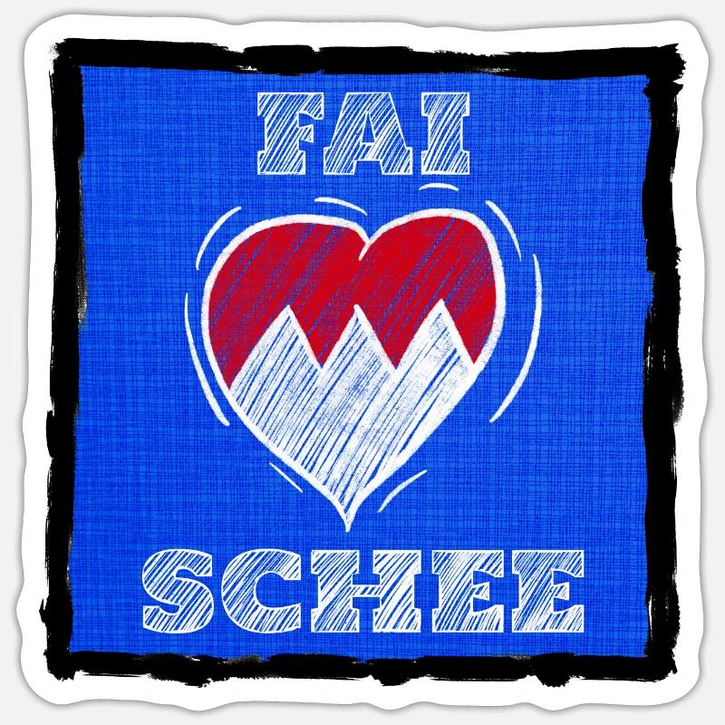 FAI SCHEE - Le dialecte franconien, c’est bien. Sticker taille S (10 x 10 cm)