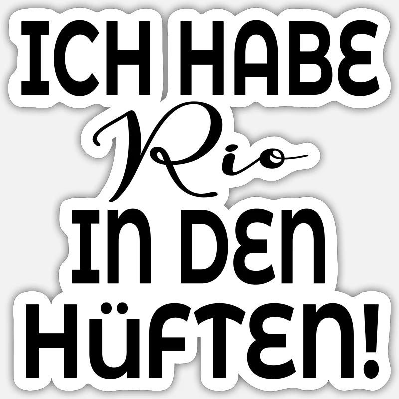 TANZEN HÜFTE BEWEGUNG Sticker Größe S (10 x 10 cm)