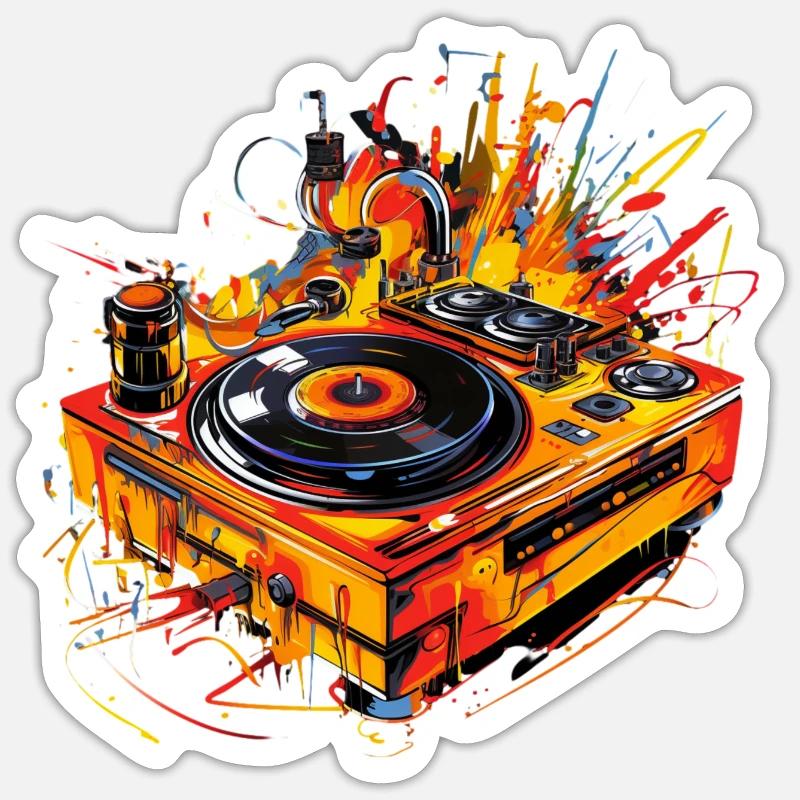 Sticker Größe S (10 x 10 cm) - 